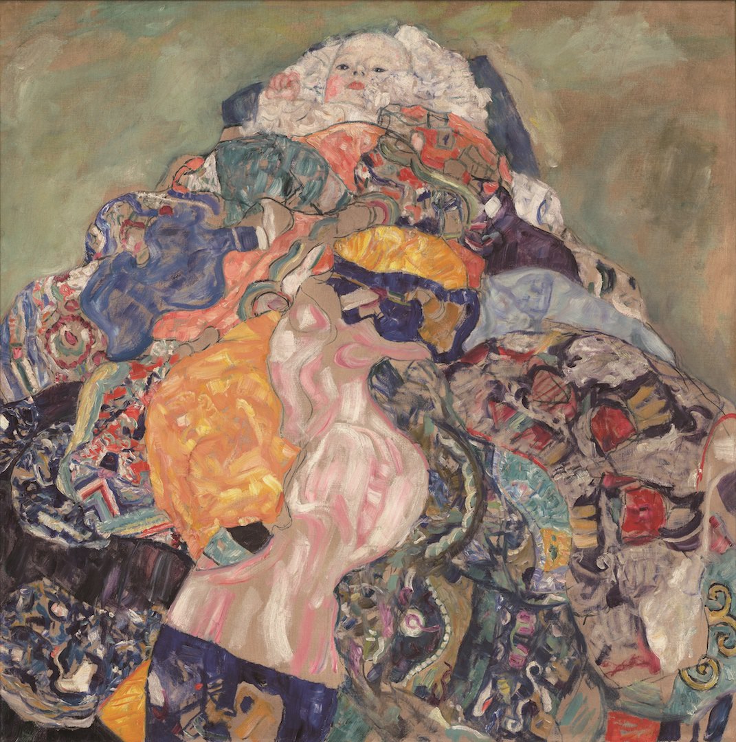 ??スタフ・クリムト《赤子（ゆりかご）》 1917-1918年 油彩、カンヴァス 110.9×110.4cm ワシントン、ナショナル・ギャラリー © National gallery of Art, Washington, Gift of Otto…