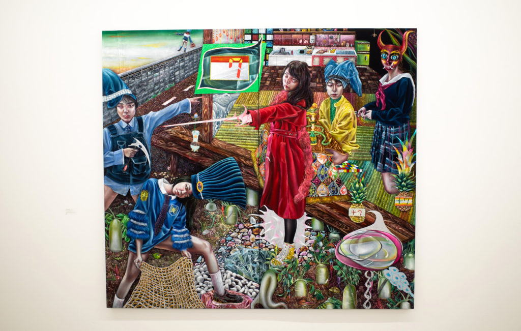 東京初個展】ベルベット布と絵具が魅せる強さ〜谷原菜摘子「まつろわぬ