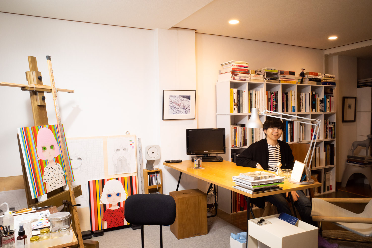 アトリエ訪問 ストイックに美術を掘り下げる画家 山田航平さんのアトリエに訪問