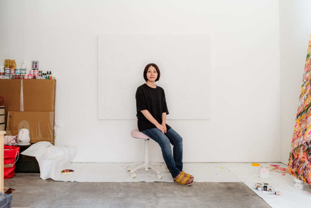 3.-Ayako-Rokkaku-in-her-studio